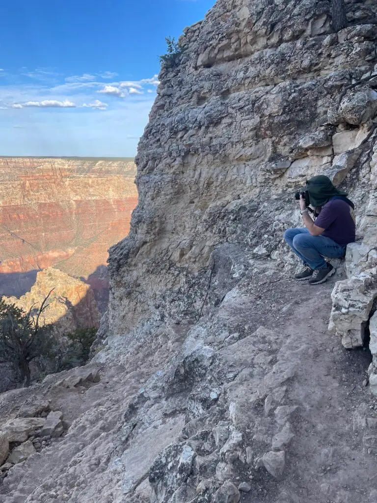 Rick still trying to capture the daunting Grand Canyon